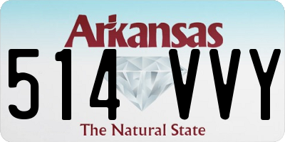 AR license plate 514VVY