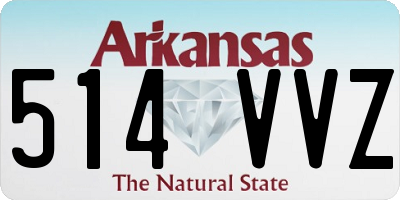 AR license plate 514VVZ