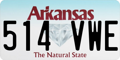 AR license plate 514VWE