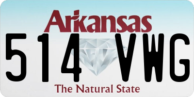 AR license plate 514VWG