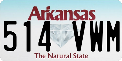 AR license plate 514VWM
