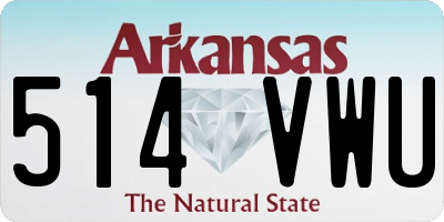 AR license plate 514VWU