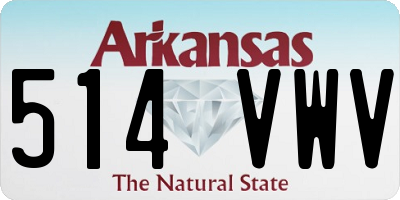 AR license plate 514VWV