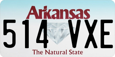 AR license plate 514VXE