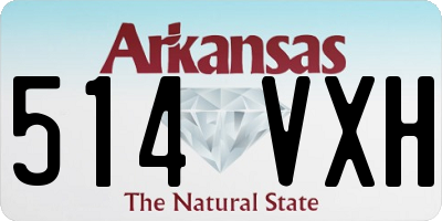 AR license plate 514VXH