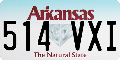 AR license plate 514VXI