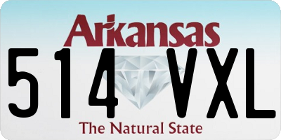 AR license plate 514VXL