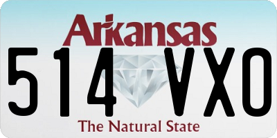 AR license plate 514VXO