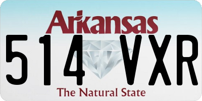 AR license plate 514VXR