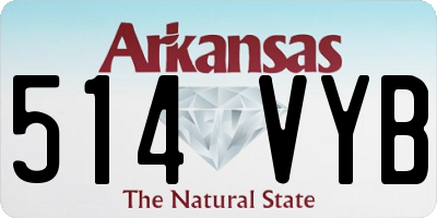 AR license plate 514VYB