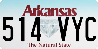 AR license plate 514VYC