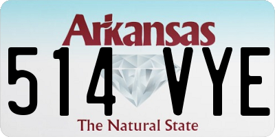 AR license plate 514VYE