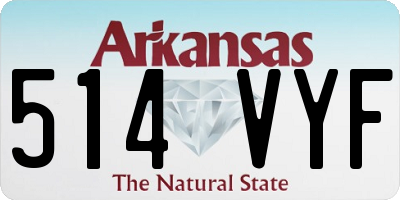 AR license plate 514VYF