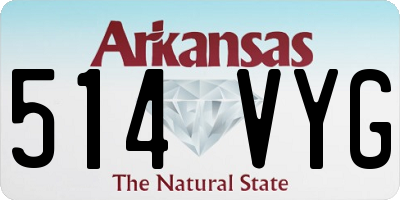 AR license plate 514VYG