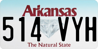 AR license plate 514VYH
