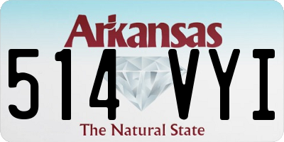 AR license plate 514VYI