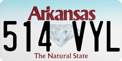 AR license plate 514VYL