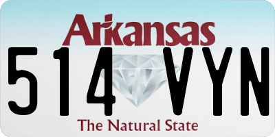 AR license plate 514VYN