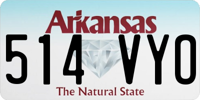 AR license plate 514VYO