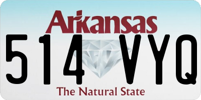 AR license plate 514VYQ