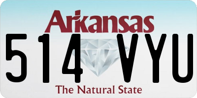 AR license plate 514VYU
