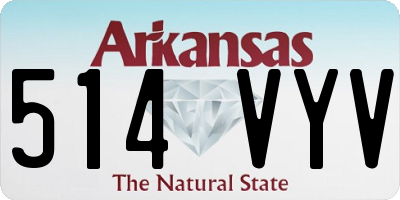 AR license plate 514VYV