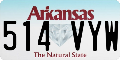 AR license plate 514VYW
