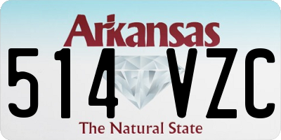 AR license plate 514VZC