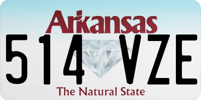 AR license plate 514VZE