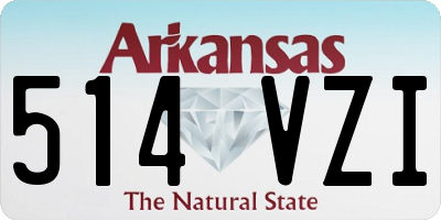 AR license plate 514VZI