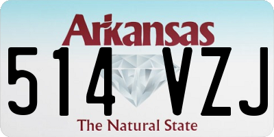 AR license plate 514VZJ