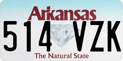 AR license plate 514VZK