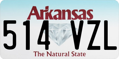 AR license plate 514VZL