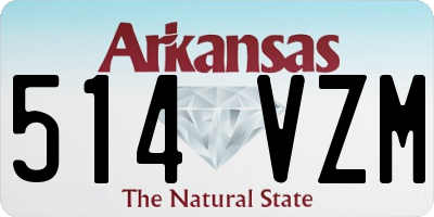 AR license plate 514VZM