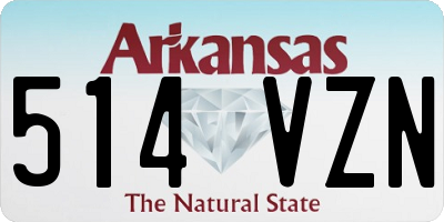 AR license plate 514VZN