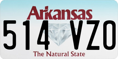AR license plate 514VZO