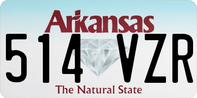 AR license plate 514VZR