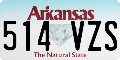 AR license plate 514VZS