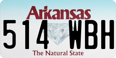 AR license plate 514WBH