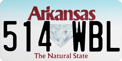 AR license plate 514WBL