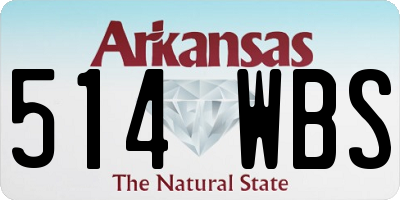 AR license plate 514WBS