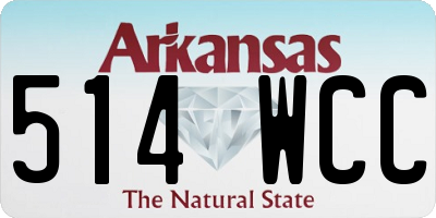 AR license plate 514WCC