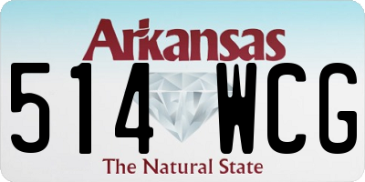 AR license plate 514WCG