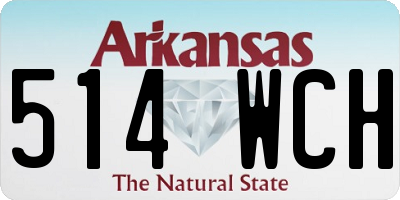 AR license plate 514WCH
