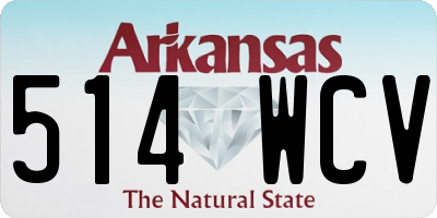 AR license plate 514WCV