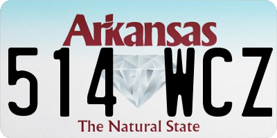 AR license plate 514WCZ