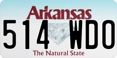 AR license plate 514WDO