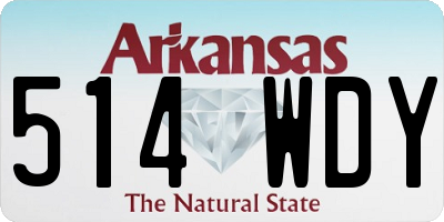 AR license plate 514WDY
