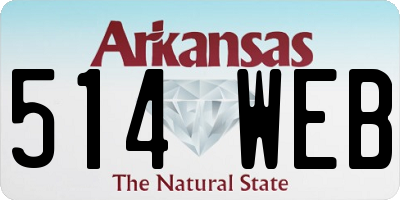 AR license plate 514WEB