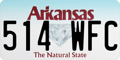 AR license plate 514WFC